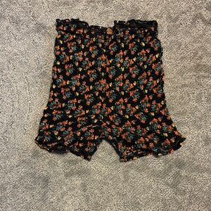 Festival/ Concert Floral Shorts